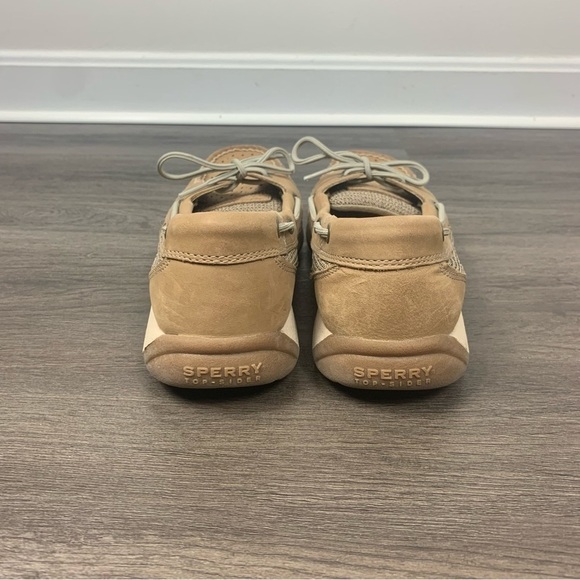 Sperry Top Sider Angelfish Tan Boat Shoes Size 10 - Picture 4 of 7